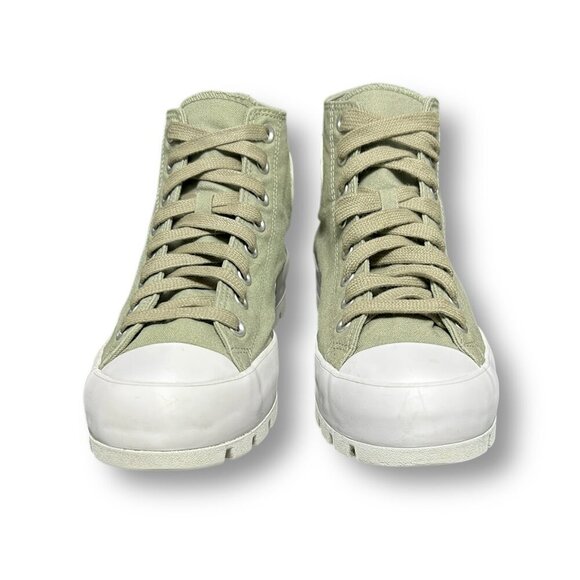 Converse Women's Chuck Taylor All Star Lugged Hi Tops 571114C Size 11 Sage Green - Picture 8 of 10
